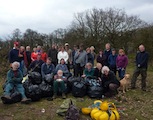 Broomscot Common work party, Spring 2011